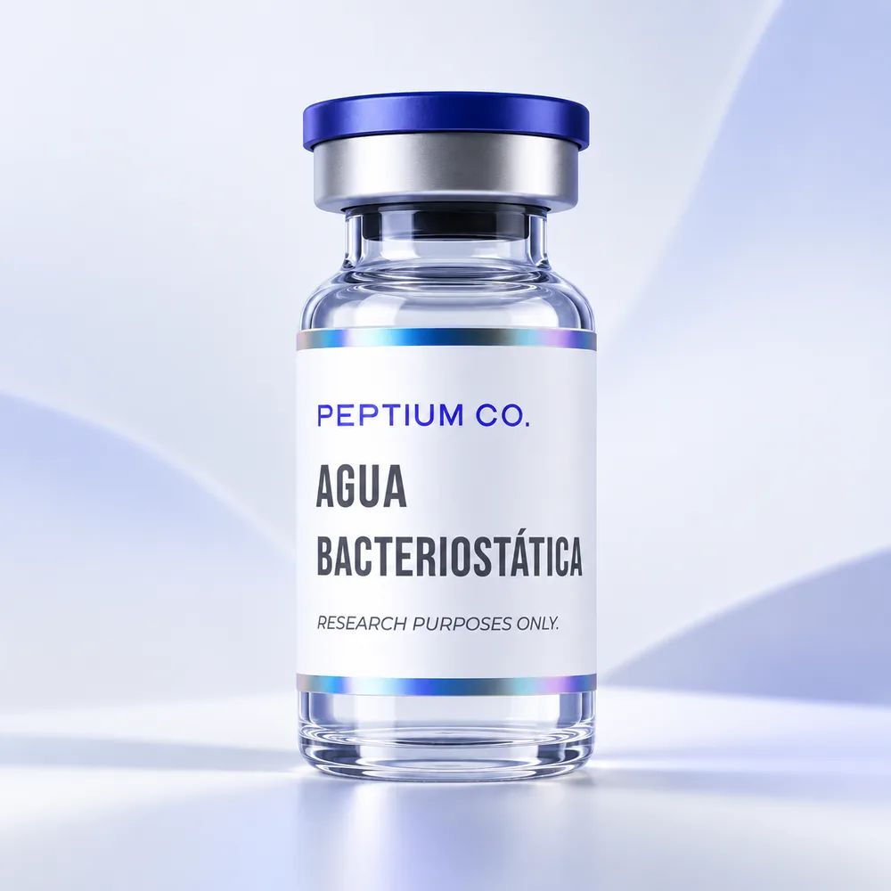 Vial Peptium de Agua bacteriostática