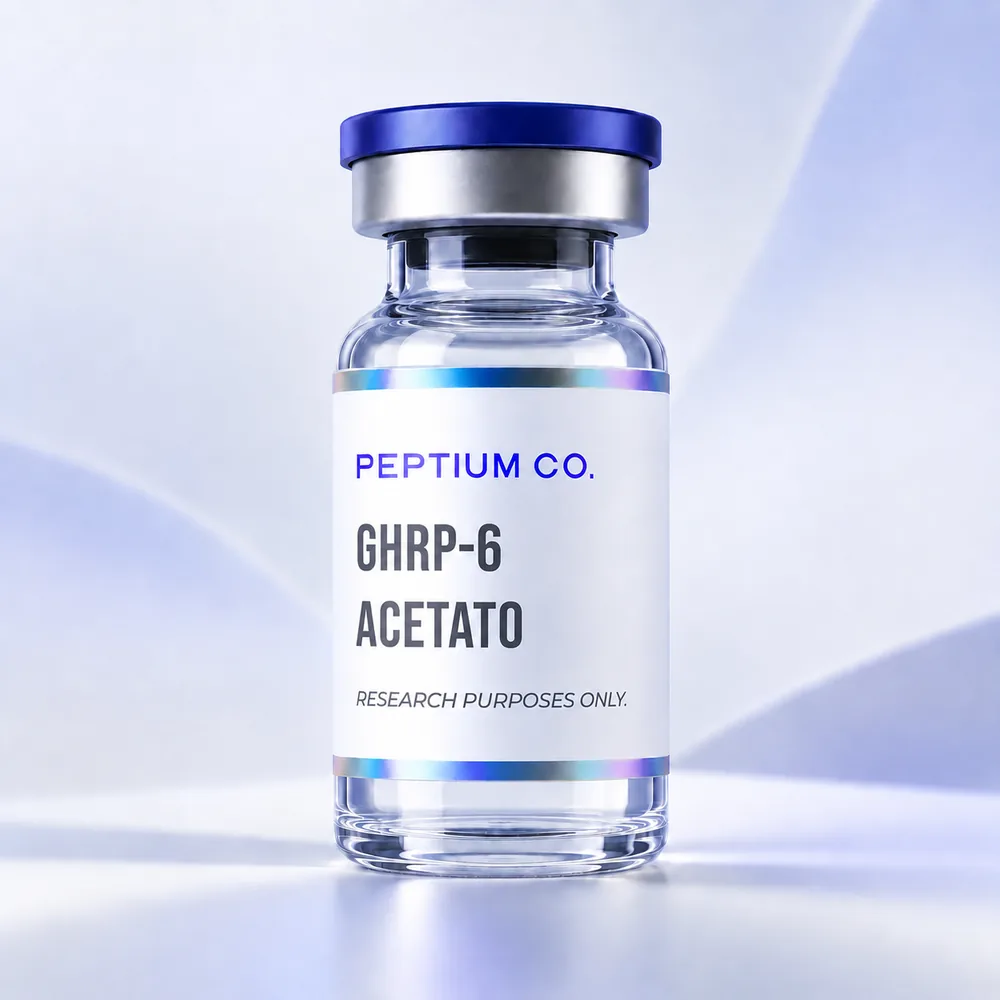 Vial Peptium de GHRP-6 acetato