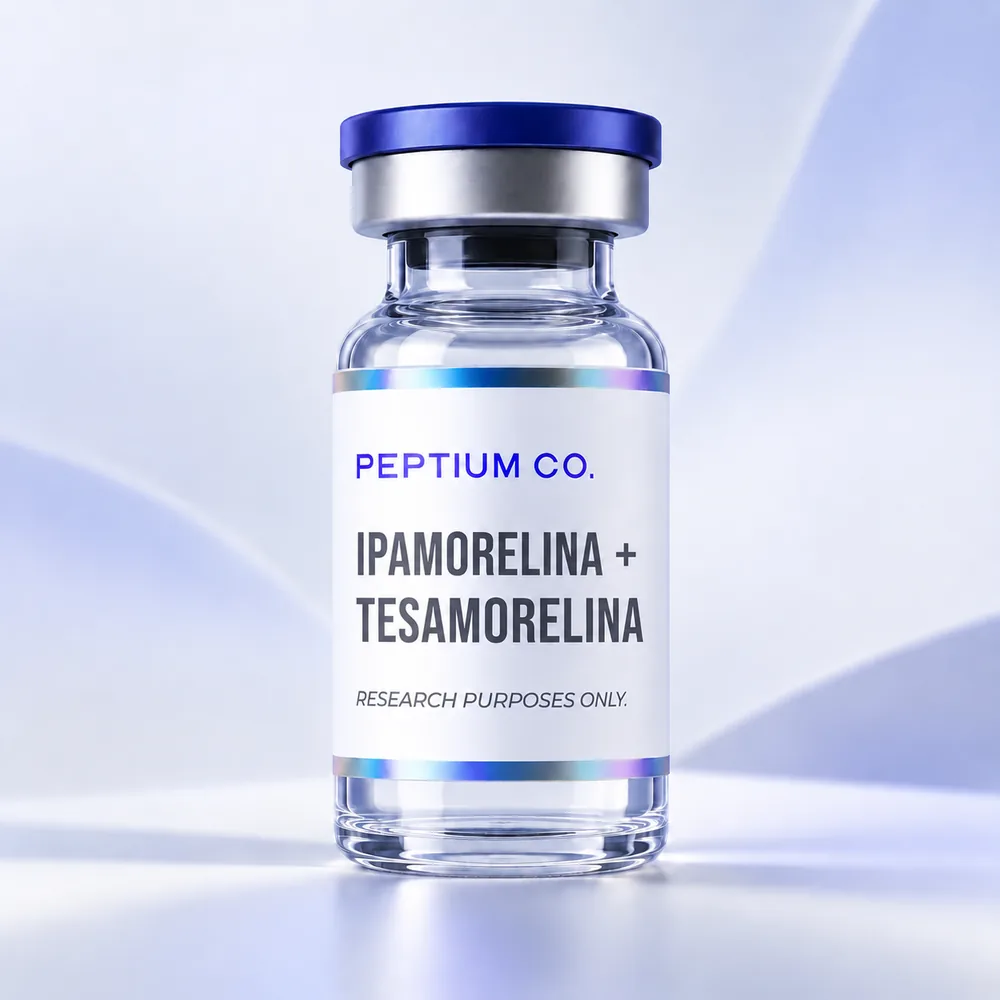 Vial Peptium de Ipamorelina + Tesamorelina